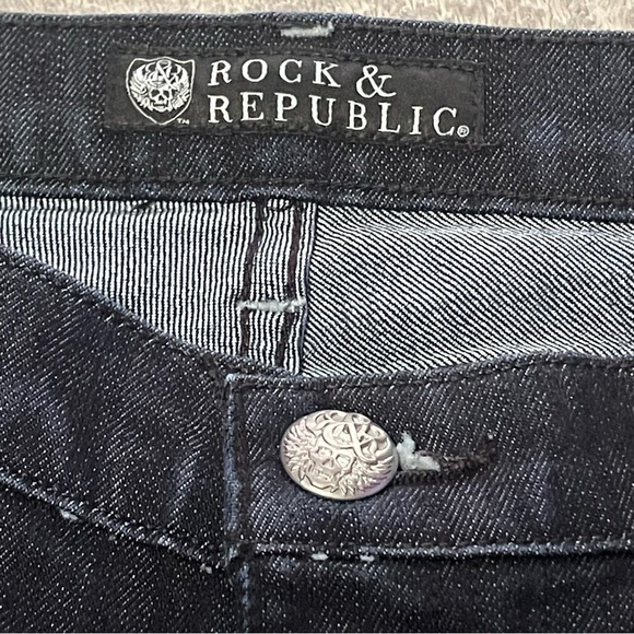 Rock & Republic Kasandra bootcut dark wash size 29 x 31 - Picture 7 of 15